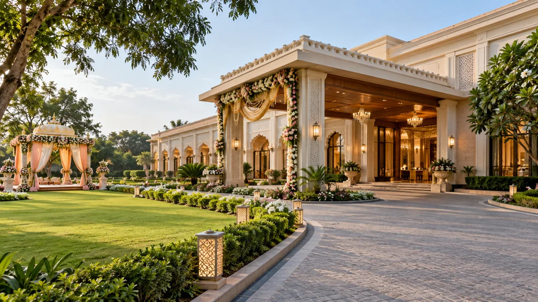 Illustrative image: Marriage mandaps & banquet halls